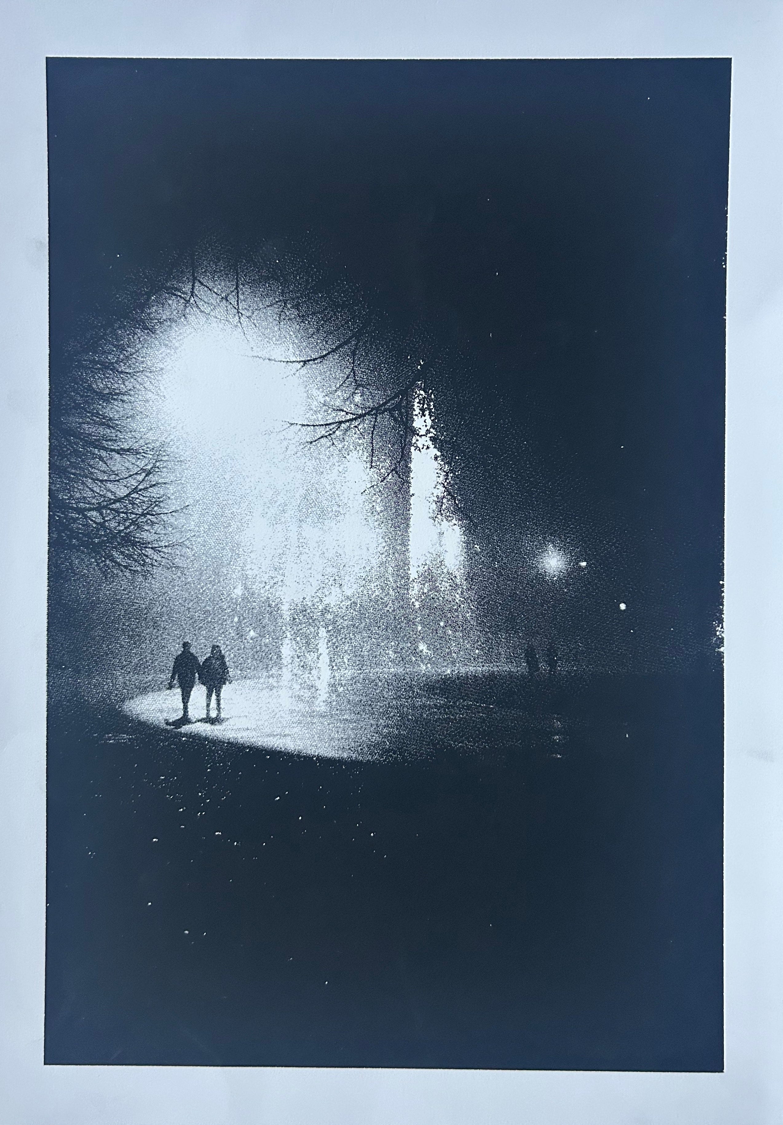 glum romantic, screenprint